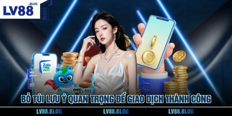 Bỏ túi lưu ý quan trọng để giao dịch thành công